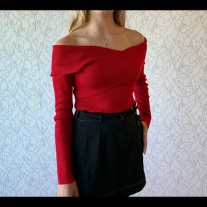 Off the Shoulder Crop Top